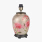 Dahlia Alstroemeria Medium Glass Lamp Base