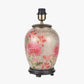 Dahlia Alstroemeria Medium Glass Lamp Base