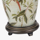 Parrot Tall Glass Table Lamp Base