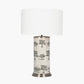 Guinea Foul Large Cylinder Glass Table Lamp Base