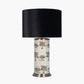 Guinea Fowl Large Cylinder Glass Table Lamp Base
