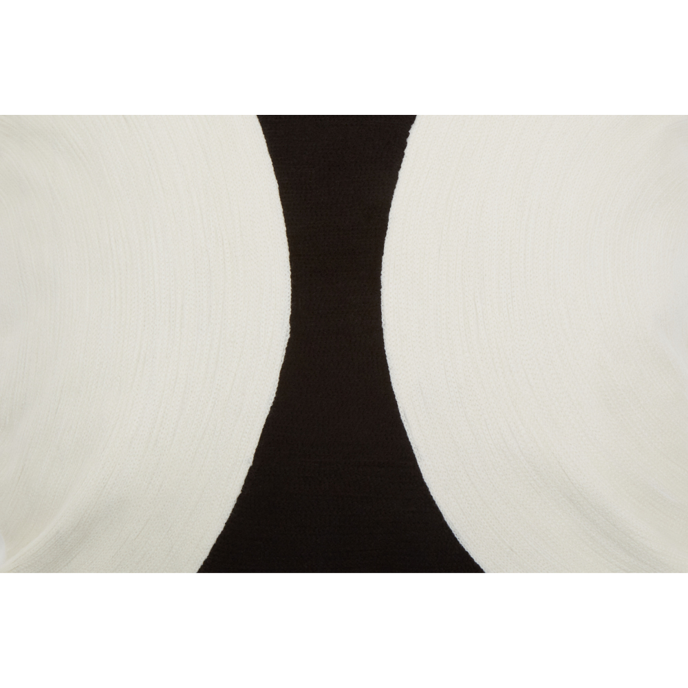 Bosie_Ozella_Black_And_White_Semi_Circular_Design_Cushion_interia.co.uk