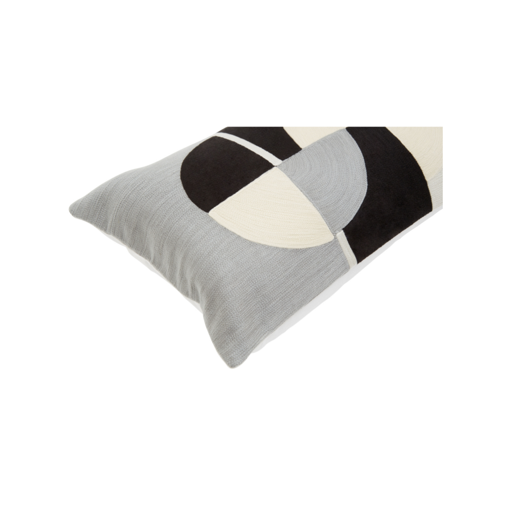 Bosie_Ozella_Circular_Print_Embroidered_Rectangular_Cushion_interia.co.uk