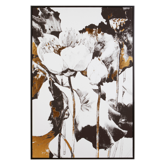 Astratto_Metallic_Flower_Wall_Art_interia.co.uk