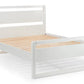 Venice 135cm Double Bed - Surf White