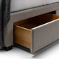 Wilton 4 Drawer 180cm Superking Bed - Grey Linen