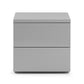 Monaco 2 Drw Bedside - Grey Gloss
