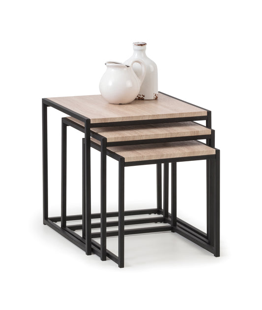 Tribeca Nest Of 3 Tables - Sonoma Oak