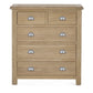 Memphis Limed Oak 3 + 2 Drawer Chest
