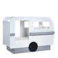 Tourer Caravan Bed - Vapor Grey And White
