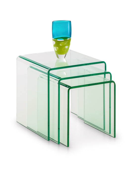 Amalfi Bent Glass Nest Of Tables