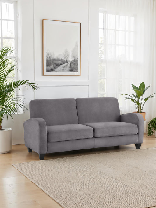 Vivo 3 Seater Sofa In Dusk Grey Chenille
