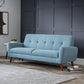 Monza 3 Seater Compact Retro Sofa - Blue