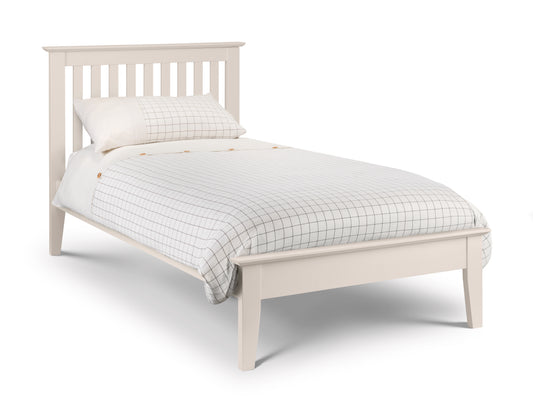 Salerno 90cm Single Bed - Ivory