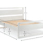 Venice 135cm Double Bed - Surf White