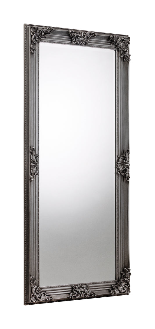 Rococo Pewter Lean-To Dress Mirror