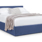 Rialto Ottoman Storage 135cm Double Bed  Dark Blue
