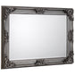 Rococo Pewter Wall Mirror