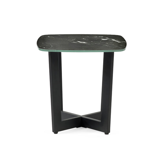 Olympus Lamp Table - Black Marble