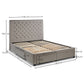 Wilton 4 Drawer 135cm Double Bed - Grey Linen