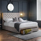 Wilton 4 Drawer 180cm Superking Bed - Grey Linen