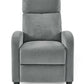 Vivo Grey Chenille Reclining Arm Chair