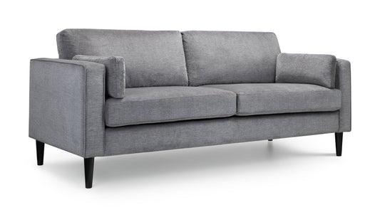 Hayward 3 Seater - Grey Chenille Fabric