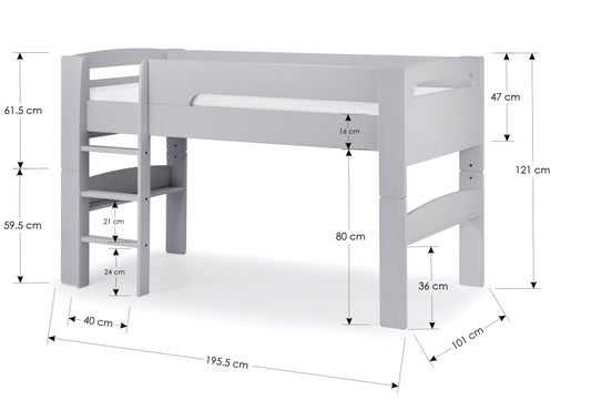 Pluto Midsleeper Grey With Pink Star Pluto Tent