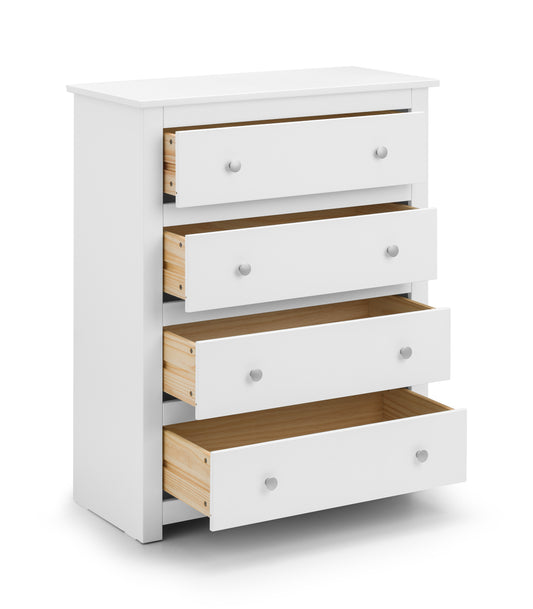 Radley 4 Drawer Chest - Surf White