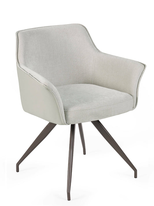 Noah Ivory Fabric Dining Chair