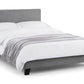 Rialto 150cm King Bed  Light Grey