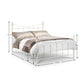 Rebecca 150cm King Bed - Stone White