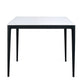 Miami Square Stone Top Dining Table - White Marble