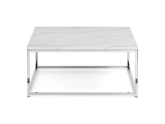Scala White Marble Top Coffee Table