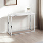 Scala White Marble Console Table