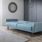 Monza Fabric Sofa Bed - Blue