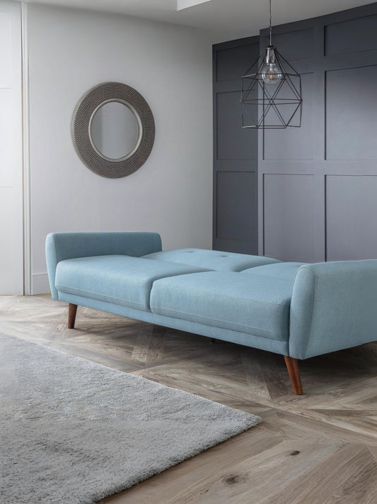 Monza Fabric Sofa Bed - Blue
