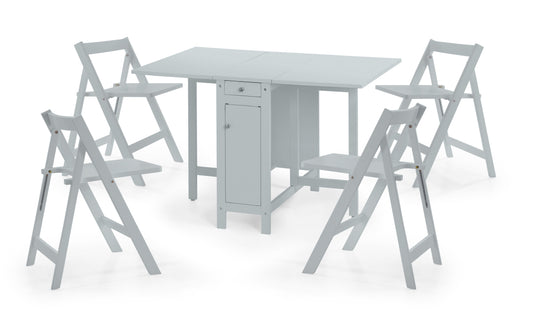 Savoy Dining Set - Light Grey