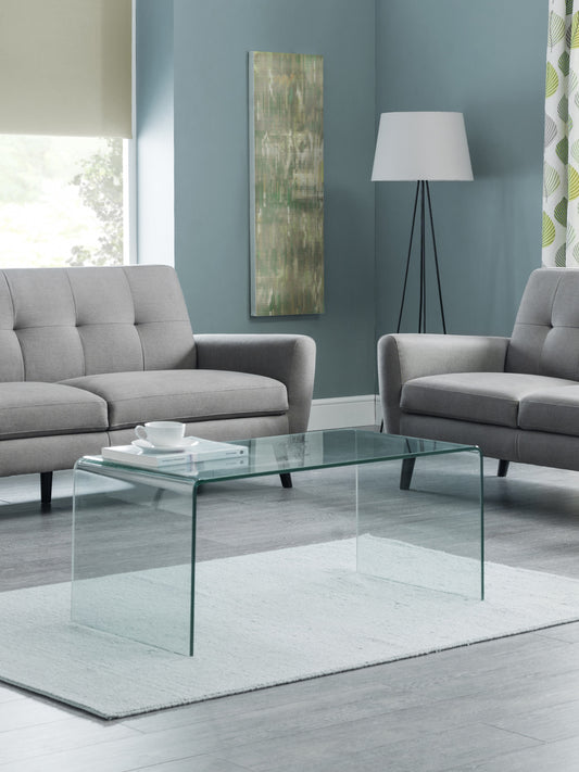 Amalfi Bent Glass Coffee Table