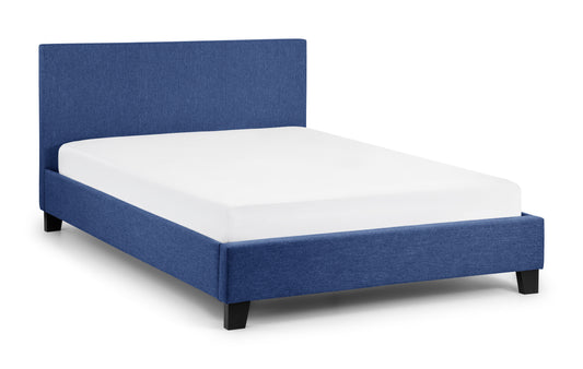 Rialto 135cm Double Bed  Dark Blue