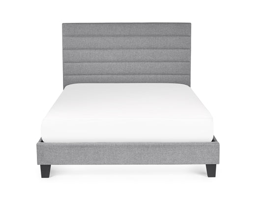 Merida 150cm King Bed - Grey