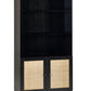 Padstow Tall Bookcase - Black