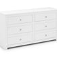 Radley 6 Drawer Chest - Surf White
