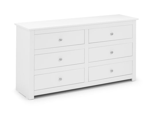 Radley 6 Drawer Chest - Surf White