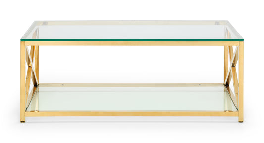 Miami Coffee Table - Gold