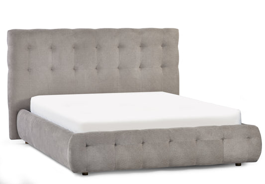 Odette Double Bed 135Cm - Light Taupe