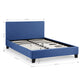 Rialto 150cm King Bed  Dark Blue