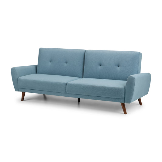 Monza Fabric Sofa Bed - Blue