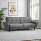 Monza Fabric Sofa Bed - Grey