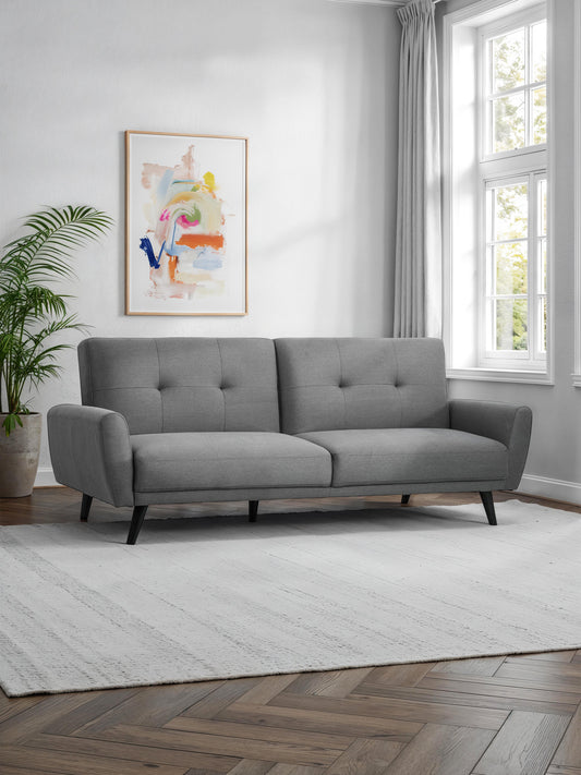 Monza Fabric Sofa Bed - Grey